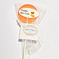 Lollipops Round 1.25 inches - Pumpkin Spice Latte