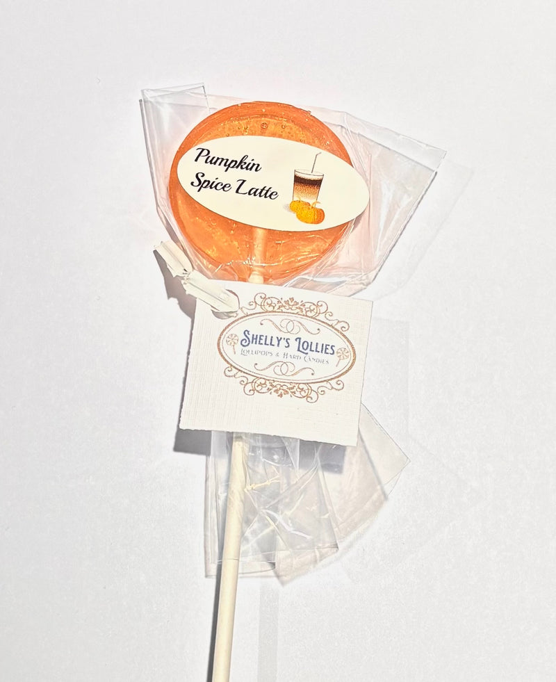 Lollipops Round 1.25 inches - Pumpkin Spice Latte