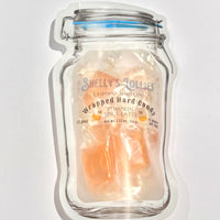 Pumpkin Spice Latte Hard Candy Clamp Lid Jar Pouch