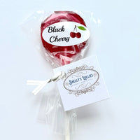 
              Lollipops Round 1.25 inches - Black Cherry
            