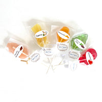 
              assorted holiday shaped lollipops, clear toy, hard candy, lollipops, old fashioned lollipops, Christmas shaped lollipops, Christmas shapes
            