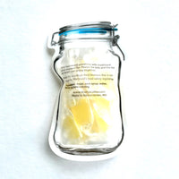Hard Candy Clamp Lid Jar Pouch - Pina Colada