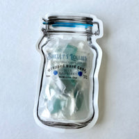 
              Hard Candy Clamp Lid Jar Pouch - Blue Raspberry
            