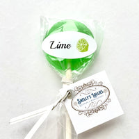 
              Lollipops Round 1.25 inches - Lime
            