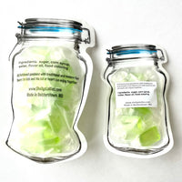 
              Hard Candy Clamp Lid Jar Pouch - Melon
            