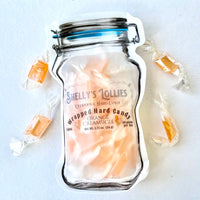 
              Hard Candy Clamp Lid Jar Pouch - Orange Creamsicle
            