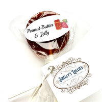 Lollipops Round 1.25 inches - Peanut Butter and Jelly